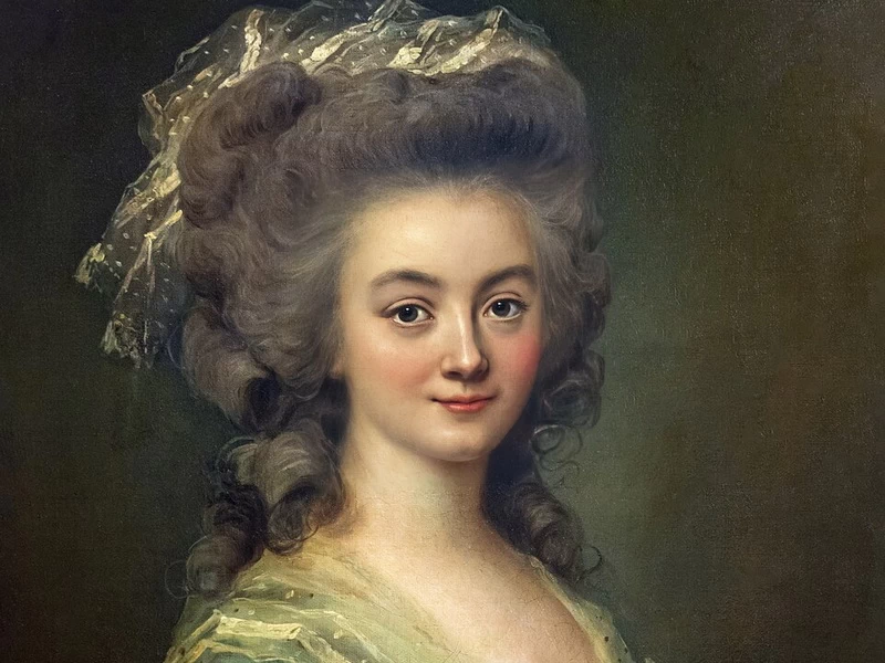 1740-Johann Julius Heinsius - Ritratto di donna, 1782 - Museo delle Belle Arti di Agen